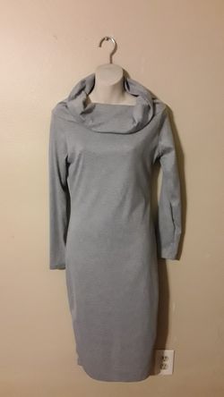 Grey long sleeve dress