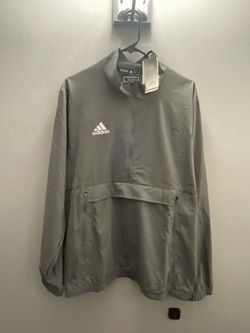 adidas Mens Stadium 1/4 Zip Woven Long Sleeve