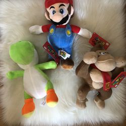 NEW Super Mario Brothers Plushie