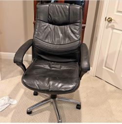 Leather office chair
