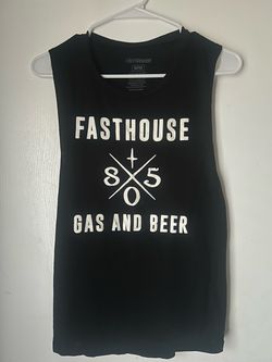Women’s short sleeve cut off Fasthouse size Med