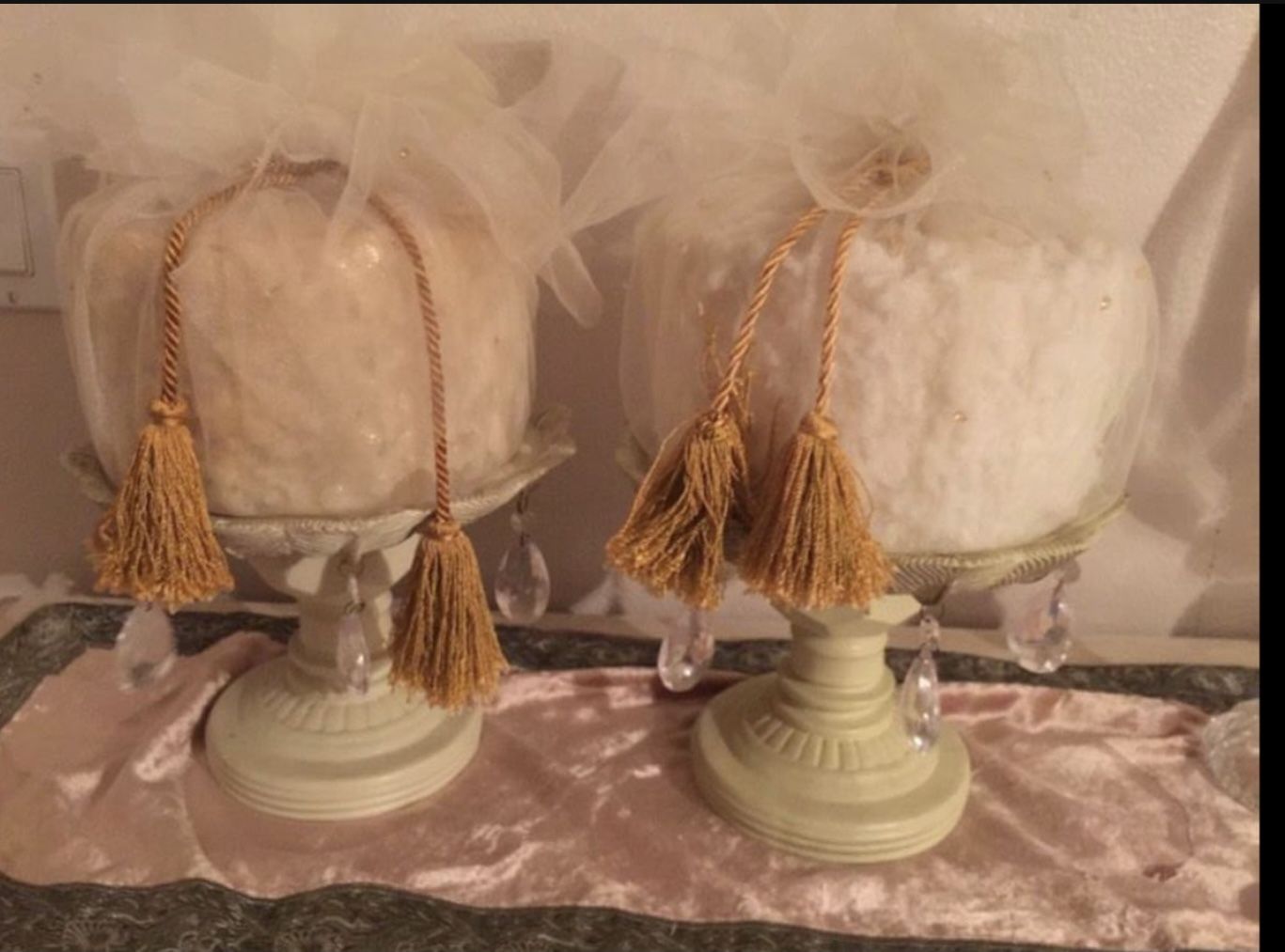 Cake Candles And Pedestal