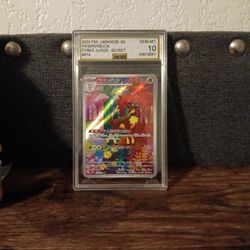 Pokémon Sawsbuck Art Rare Slab (READ DESCRIPTION)