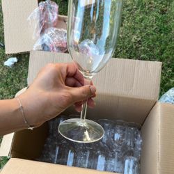 38 Wine Glasses -  