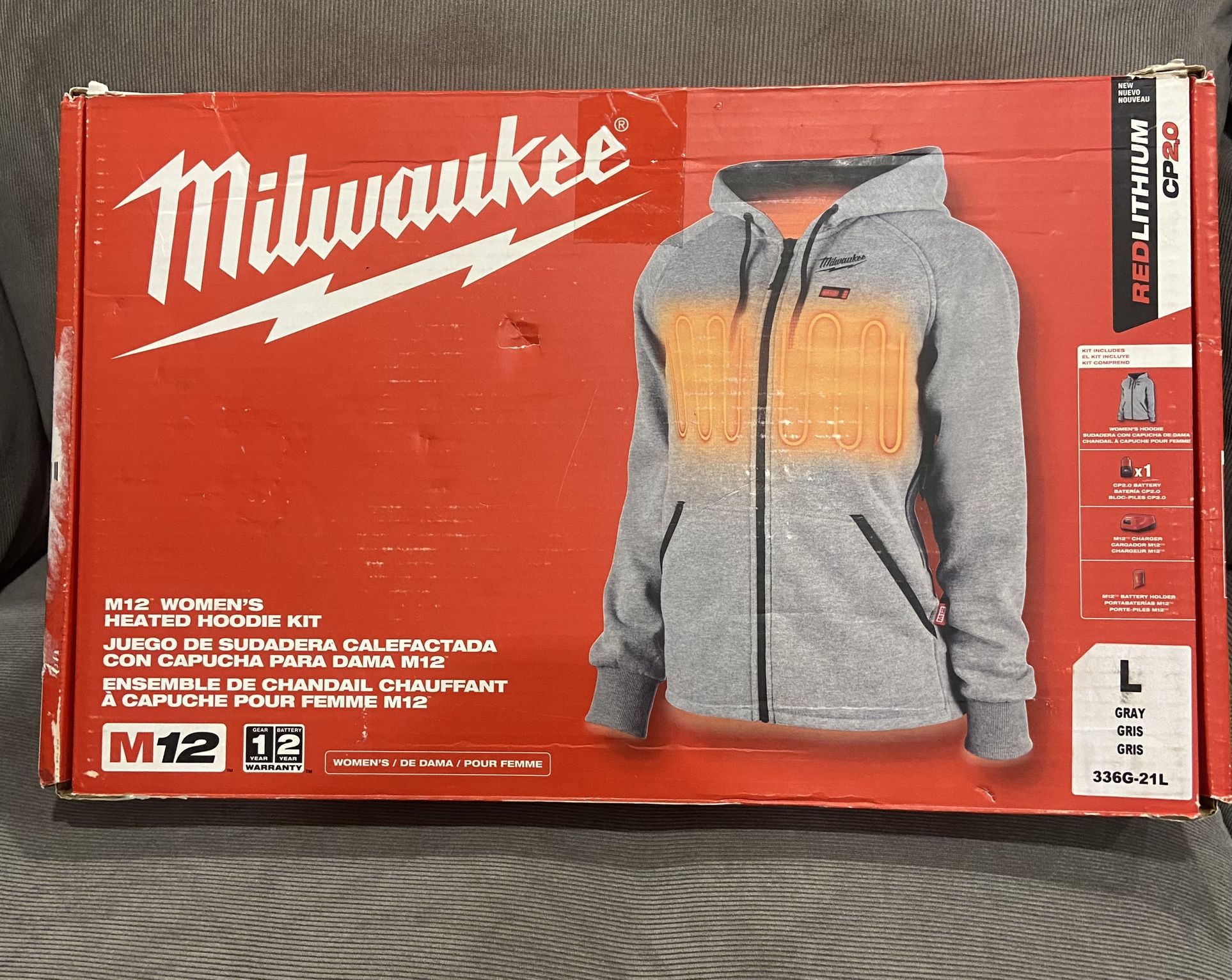 Milwaukee Women’s Or Mens Heated Hoodie Jacket