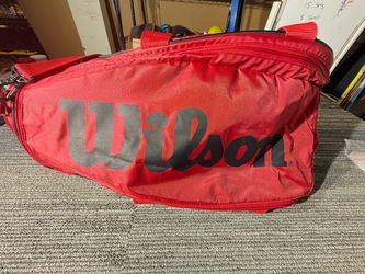 Wilson Tennis Racket Bag Red