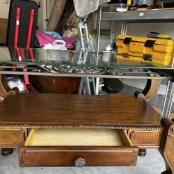 Coffee Table.  Glass Top