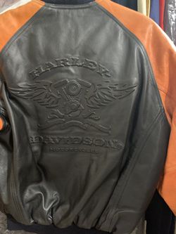 Harley Davidson antique leather jacket