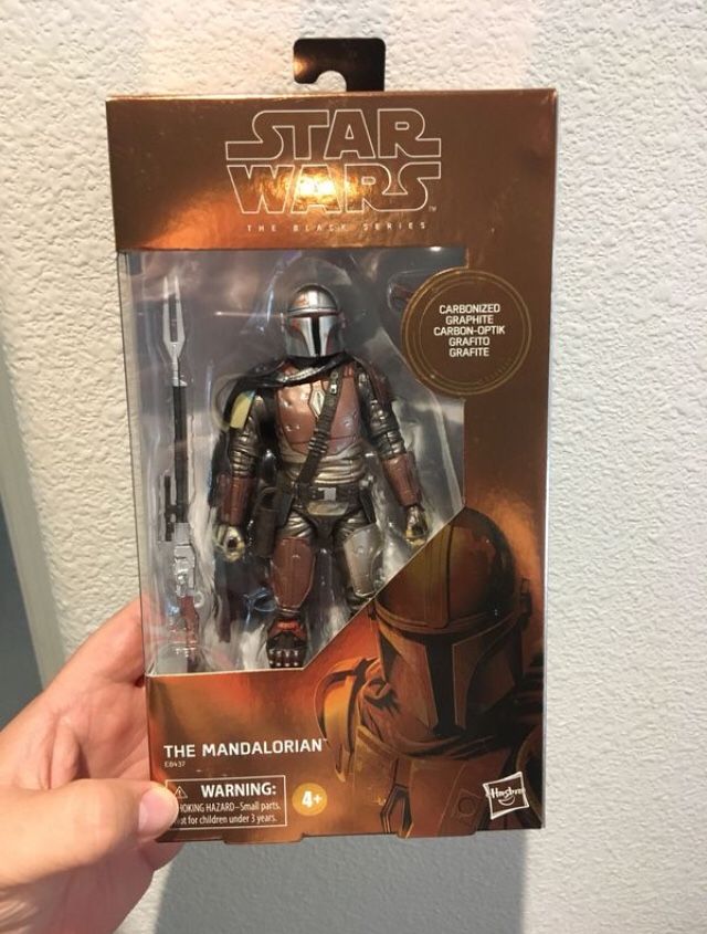 Target Exclusive Mandalorian Carbonized Star Wars Black Series