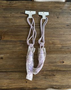 Purple Tassle Tie Backs, Brand New, Set Of 2, $15