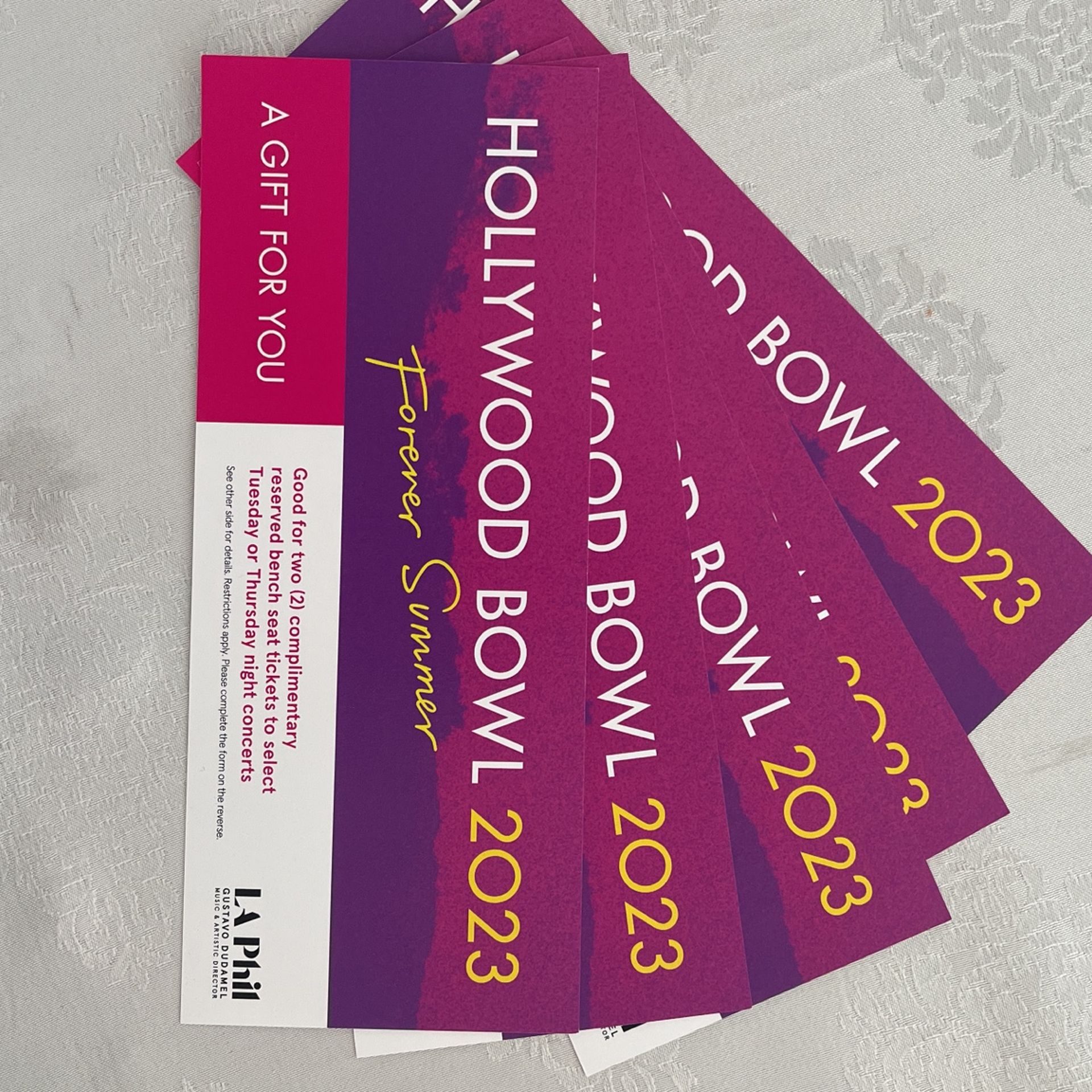 Hollywood Bowl Tickets (2 Tickets Per Voucher)