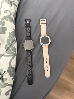 Two Samsung Galaxy Smartwatches