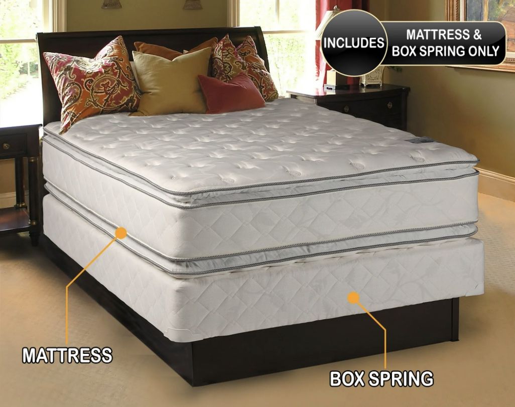 Brand New Premium Full Size Pillow Top Mattress And Box Spring   We Have The Best Prices✅