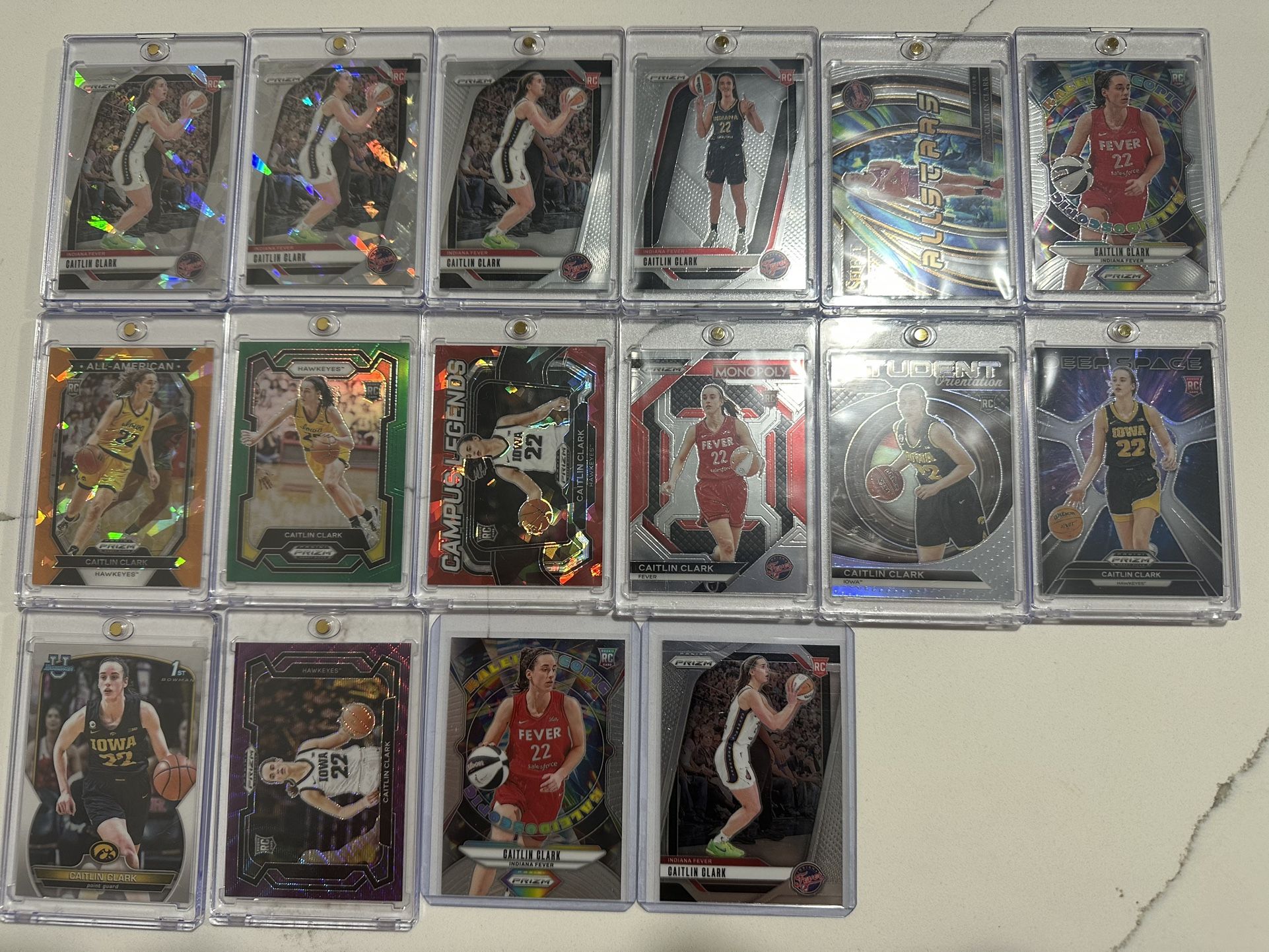 Caitlin Clark Rookie Lot Iowa/Fever