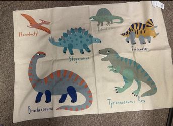 NWT H&M Cotton Rug Dinosaurs Baby Boy  Room 