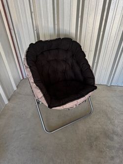 Papasan Moon Chair Folding Saucer Chair