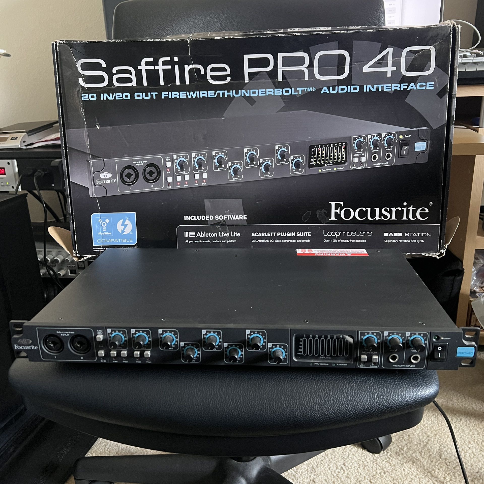 Pro　40　Needed　And　Focusrite　for　For　in　Artesia,　Cable　Sale　Saffire　Adapters　CA　With　Thunderbolt　OfferUp