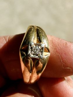 Solid 14 K 5 Grams  Dimond Testing Welcome 