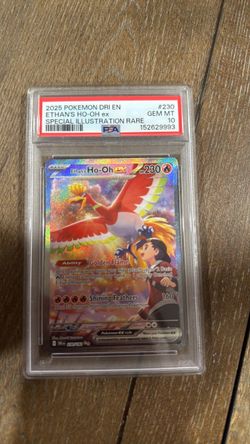 Pokemon Destined Rivals Ethan's Ho-Oh Special Illustration Rare #230 PSA 10 GEMe