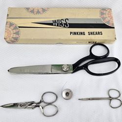 Vintage Scissors - Sewing, Cuticle, Bobbin