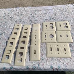 1950’s era  SWITCH PLATE COVERS.   Chino, ca