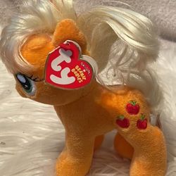 Ty my little pony applejack plush
