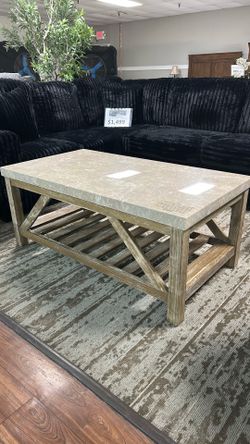 Marble Top Coffee Table Closeout Sale!