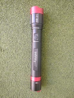 Infinity rechargeable spot and flood 5000 lumes flashlight bright