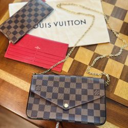 Damier Ebene Felicie Pochette