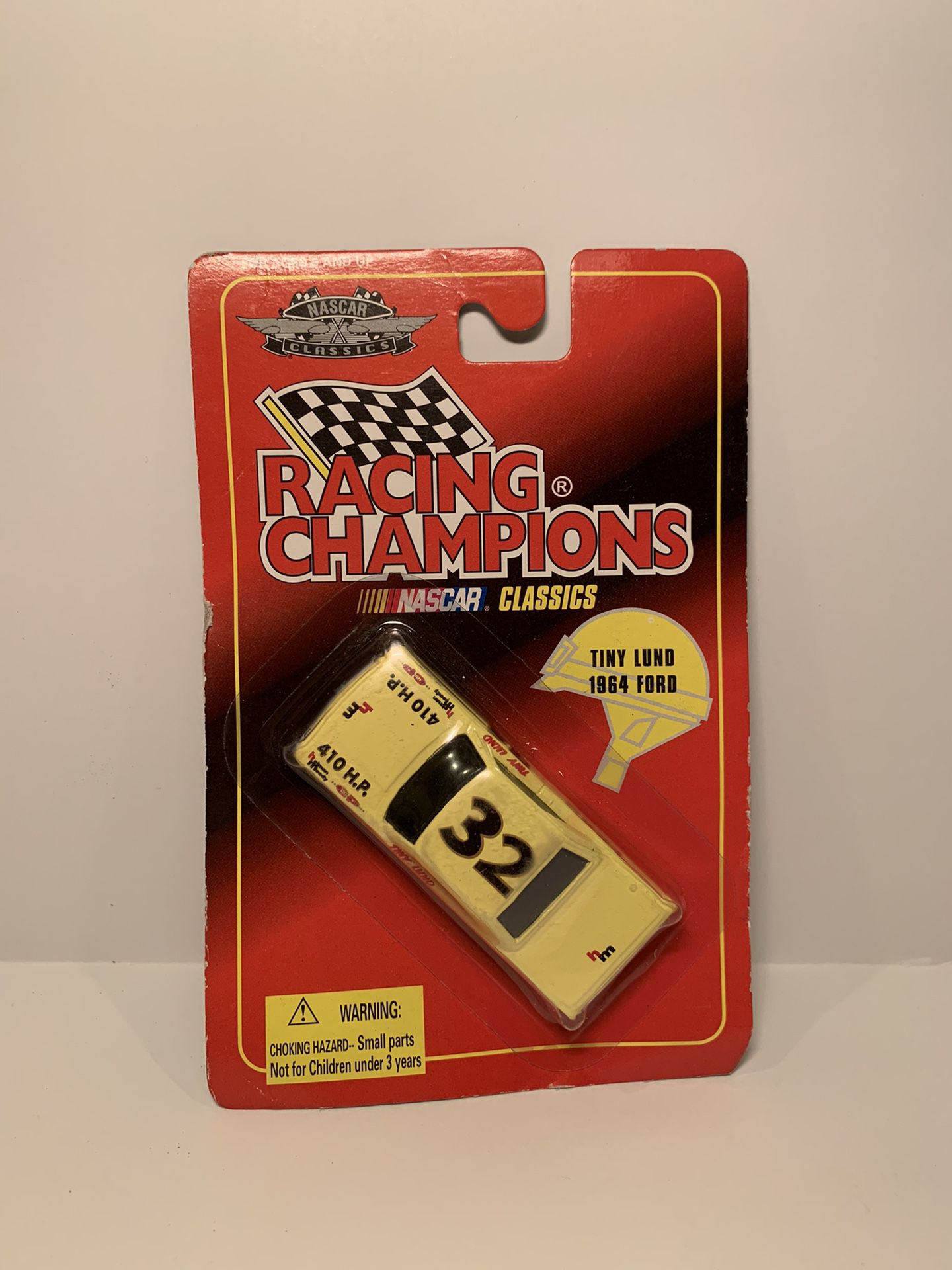 Racing Champions 1996 Nascar Classics Ford 1964 Tiny Lund #32 Yellow