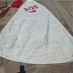 33-55 Sail & rudder for 8ft Sabot