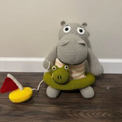 Custom Crochet Hippo