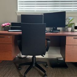 FREE Heavy wood desk