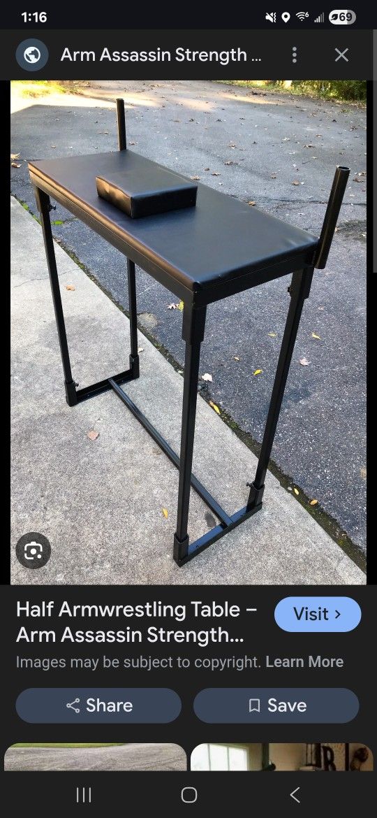 Arm Wrestling Half Table For Training