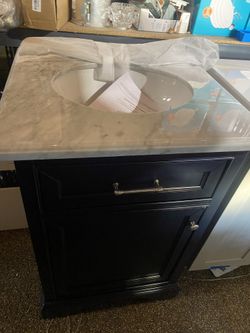 24 inch marble top bathroom, vanity sink