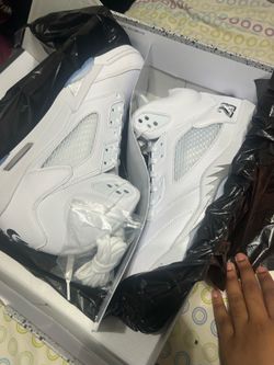 Air Jordan 5 retro OG “White metallic “ shoes