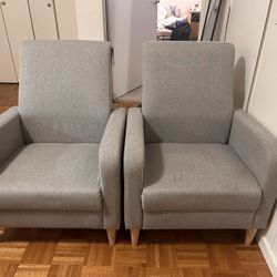 Sofa Chair x2 (with Tags) - Light Grey 