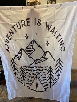 RV Shower Curtain With Hooks