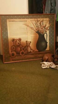 Huntington Bear Oil Painting