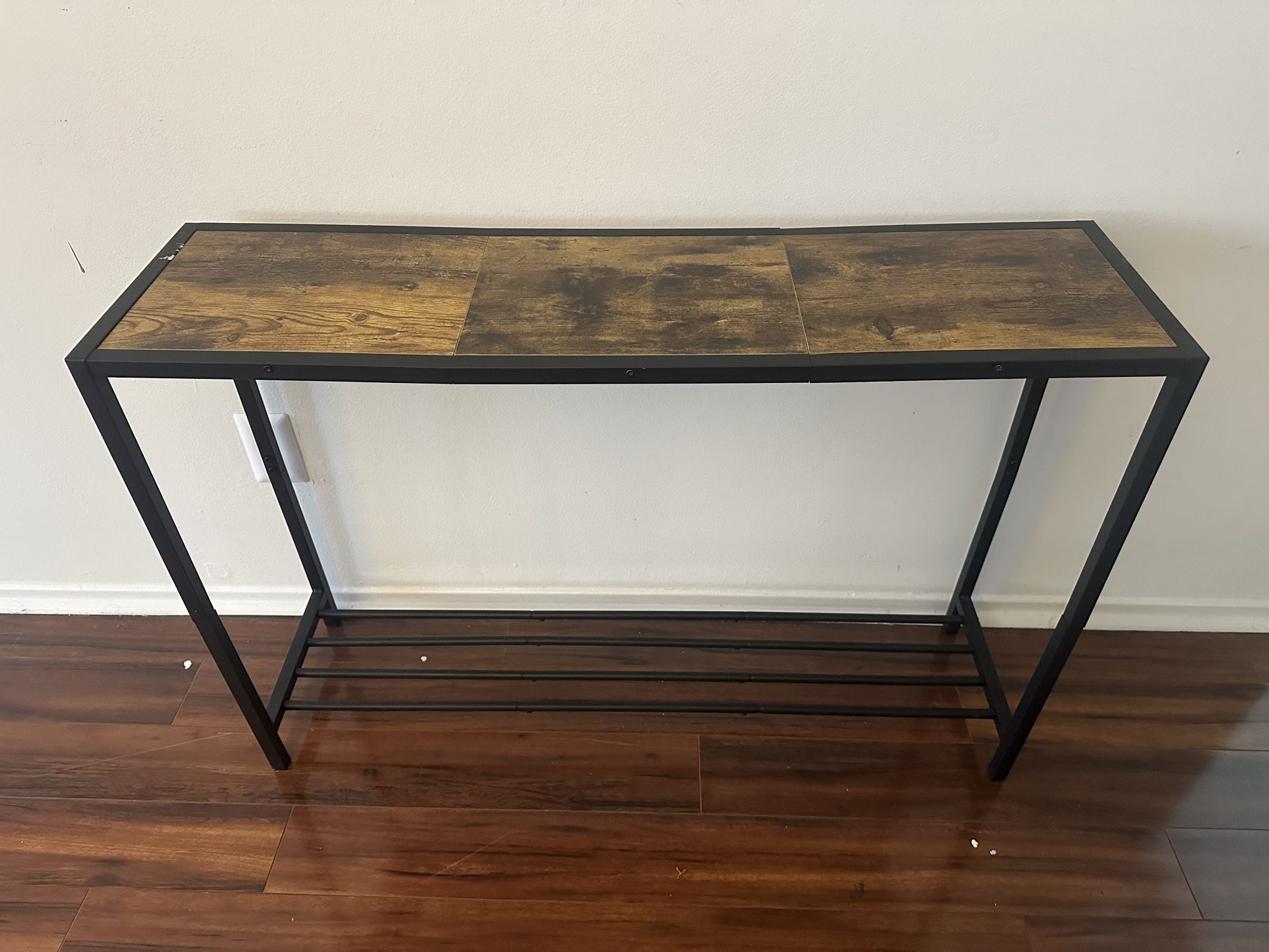 Narrow Metal Console Table
