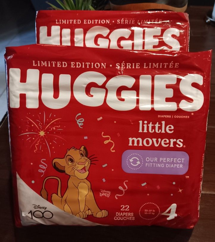 Huggies Little Movers Size 4 (2 For $12)