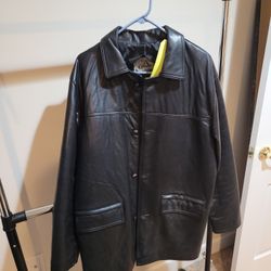 Leather Jacket Large