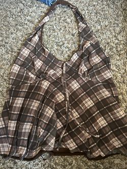 Brown Halter Top