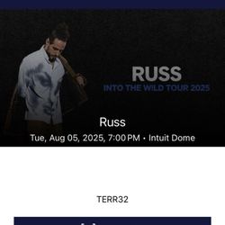 Russ Into The Wild Tour