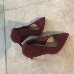 Wine Colored High Heels