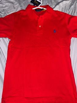 Polo Ralph Lauren Custom Slim Fit Red Polo Shirt Men’s Size S