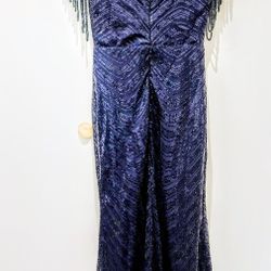 1920s Mermaid Sequin Dress - M (6-8)