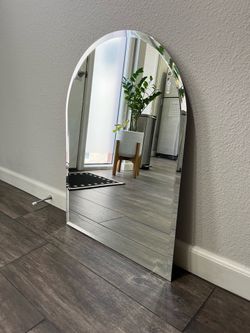 Frameless Arch Mirror 20x30 bathroom vanity wall hanging