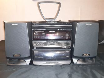 Sharp stereo & speakers