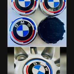 BMW 50th Anniversary Rim Center Caps.  Swipe Left For More Sold Separately 